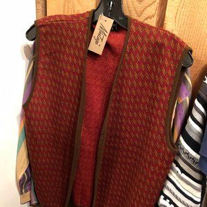 Vintage 100% Wool knit vest from Spain - Size: Men's M